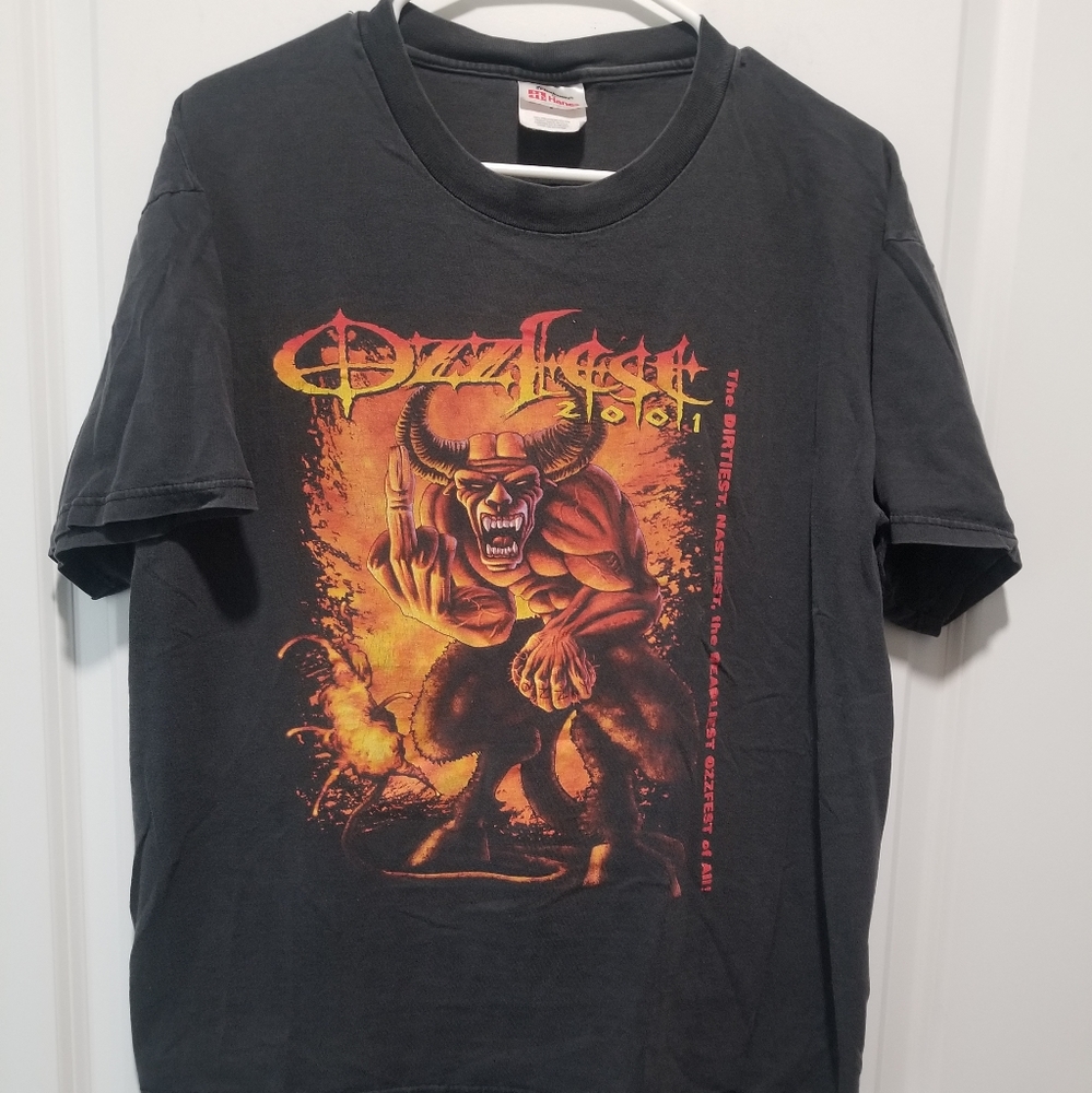 Vintage Ozzy Osbourne 2001 Ozzfest T-shirt Sz. Large